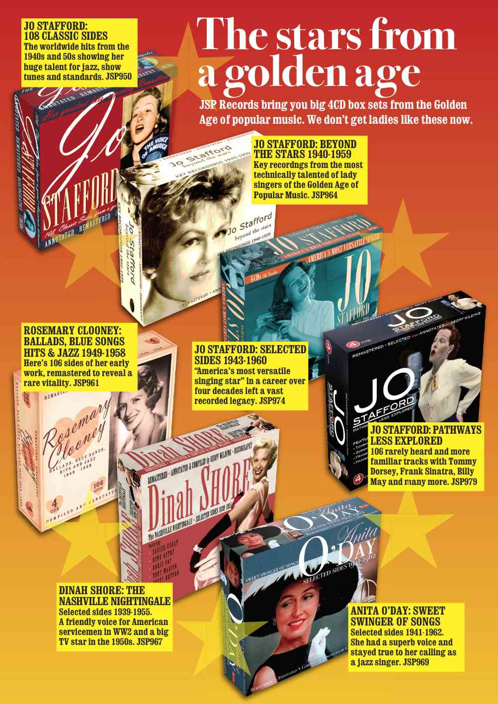 The Stars From a Golden Age